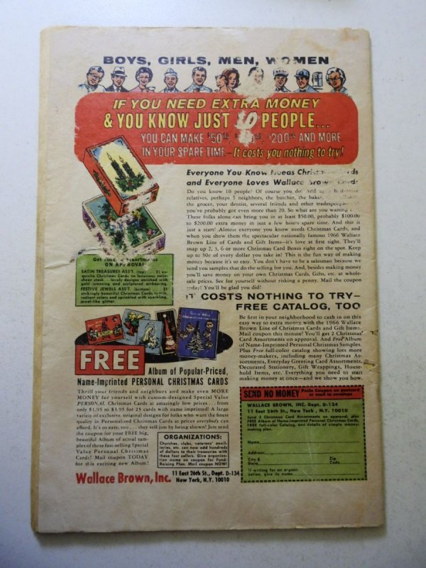 Fantastic Four #55 (1966) GD/VG Condition moisture damage