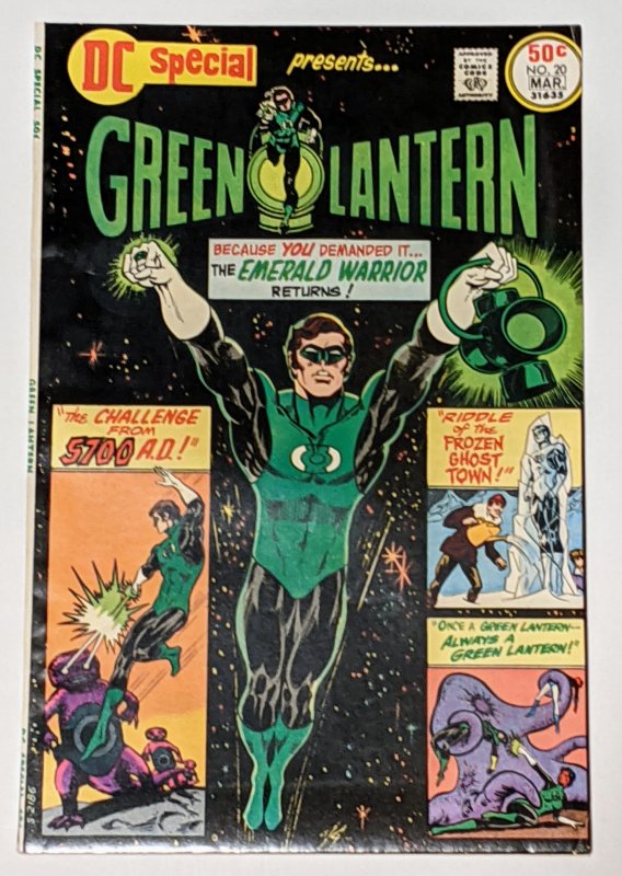 DC Special #20 (Mar 1976) Green Lantern FN 6.0 Mike Grell cover