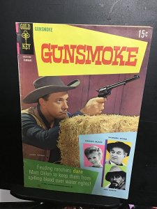 Gunsmoke #1 (1969) First gold key James Arness photo cover! VF/NM Oregon CERT!