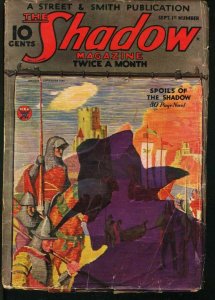 SHADOW 1934 SEP 1-STREET AND SMITH PULP-RARE G