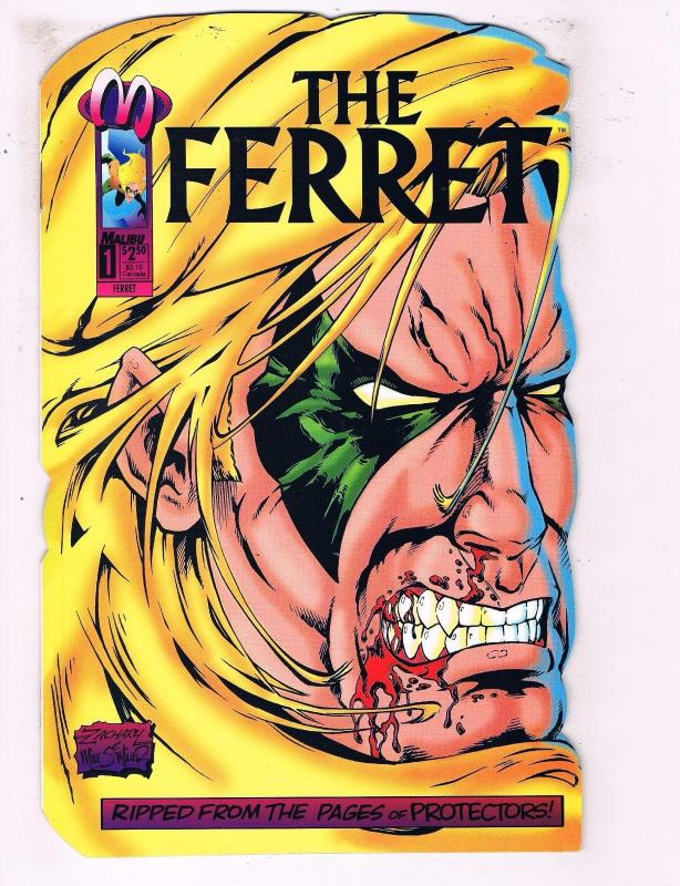 The Ferret #1 VF Malibu Comics Comic Book DE19