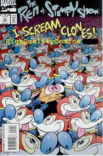 REN & STIMPY SHOW #12, NM+, TV Cartoon, Eediots, Hoek, CoOL, more in store