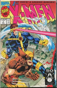X-Men #1 Wolverine and Cyclops Cover (1991) X-Men [Key Issue]