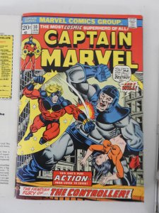 Captain Marvel #13-36 (1973) Solid Run Bound (2) Volumes