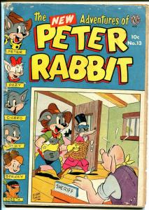Peter Rabbit #13 1952-Avon-bondage cover-western theme-G