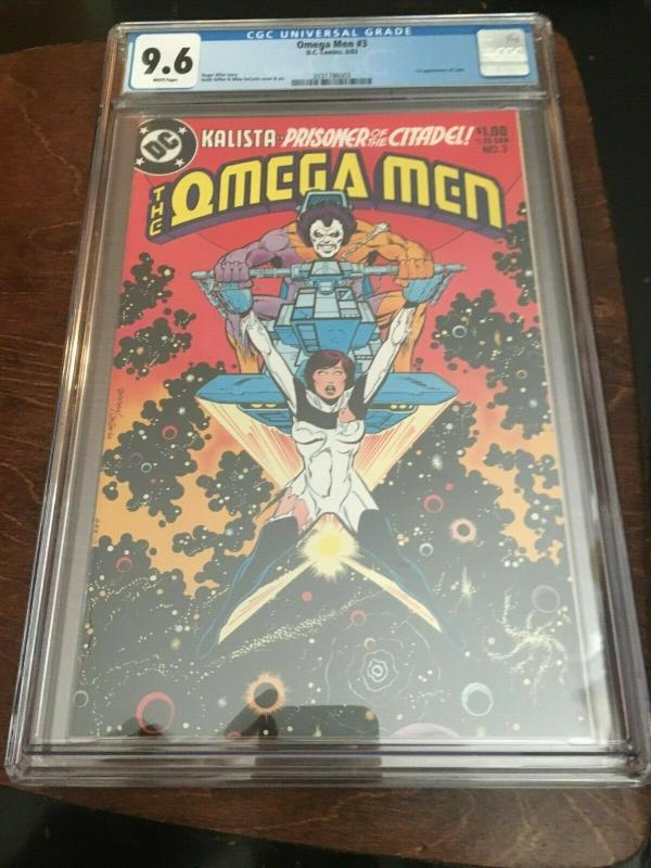 OMEGA MEN #3 - CGC 9.6 (NM+) 1ST APP LOBO - HIGH GRADE COPPER AGE BLUE CHIP KEY