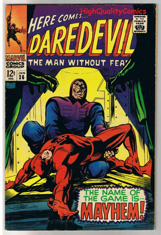 DAREDEVIL 36 FN Gene Colan Fantastic Four 1964 more in store