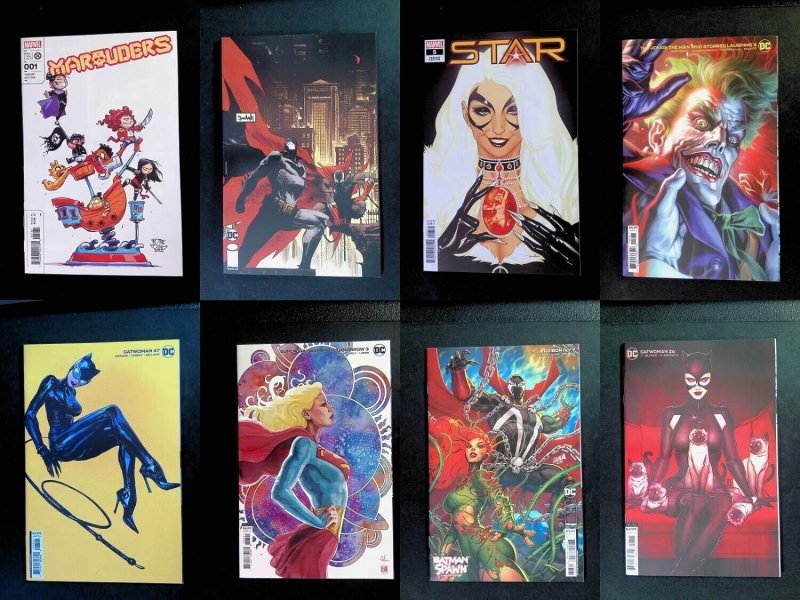 Super Pack! 10 Variant Cover Comics Marvel/DC Bagged & Boarded No Duplicates