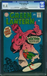 Green Lantern #61 (1968) CGC 9.4 NM