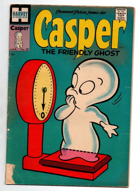 Casper The Friendly Ghost #30 - Wendy - Spooky - Harvey - 1955 - GD/VG