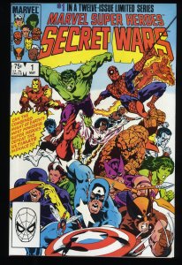 Marvel Super-Heroes Secret Wars (1984) #1 NM 9.4 Mike Zeck Cover! War Begins!