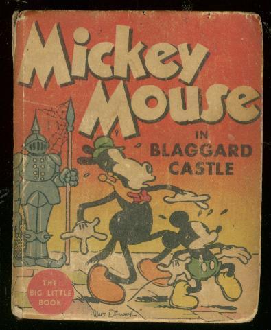 MICKEY MOUSE #726-BLAGGARD CASTLE-BIG LITTLE BOOK 1934 VG