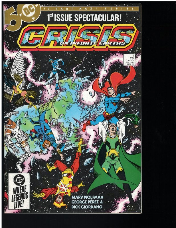 Crisis on Infinite Earths #1 (DC, 1985) NM - KEY