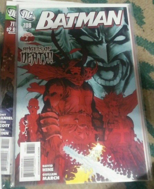 Batman #708 2011 dc   judgement on gotham pt 1 catgirl red robin death 