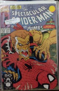 SPECTACULAR  SPIDER-MAN #  172  1991  MARVEL disney   puma
