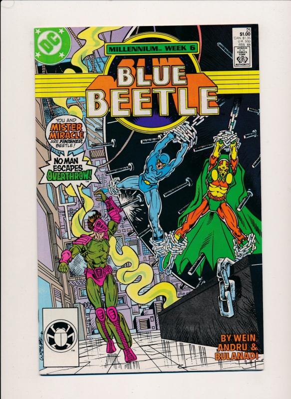 DC Comics BLUE BEETLE lot #4,5,9,10,12,20,21 ('86-87) ~ VF/N (PF198) 7 Comics