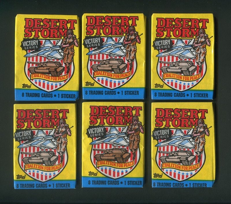 1991 desert storm trading cards