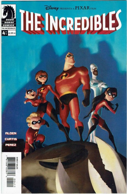 Incredibles #1,2,3,4 Disney Pixar Movie Full Run NM