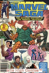 MARVEL SAGA (1985 Series) #1 NEWSSTAND Very Fine Comics Book