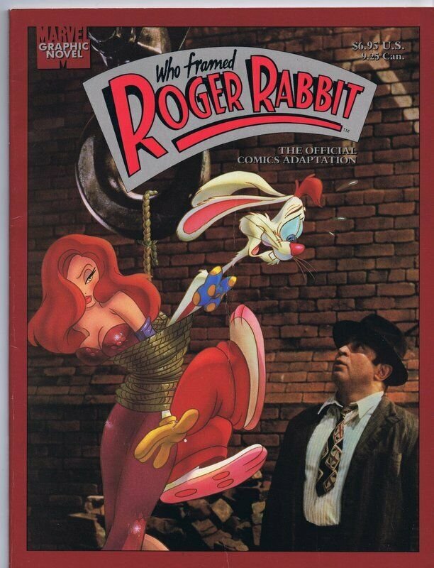 ORIGINAL Vintage 1989 Who Framed Roger Rabbit Marvel Graphic Novel