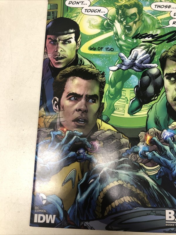 Star Trek/green Lantern # 1 (2015)  Signed Neal Adams • DC Comics • IDW •Johnson