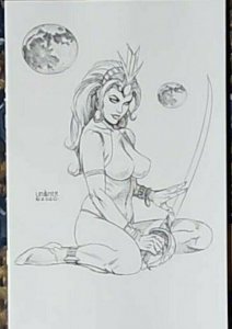 Dejah Thoris #8 1:40 Linsner Black & White Virgin Variant Dynamite EB103