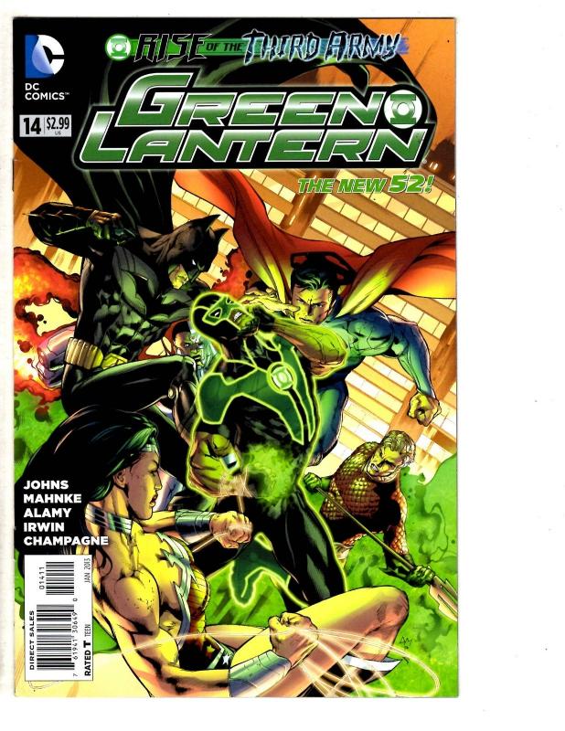 4 Green Lantern DC Comic Books # 13 14 15 16 New 52 JLA Superman Batman LH1