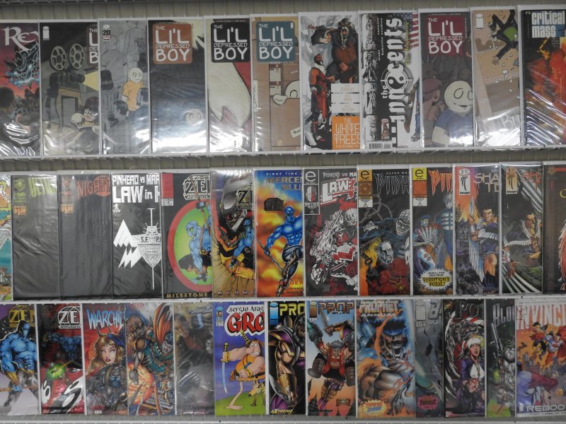Huge Lot 130 Comics W/ Li'l Boy, CVS, Invincible, Evil Ernie+ Avg VF-NM ...