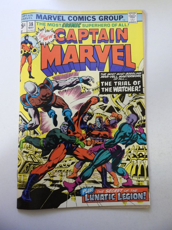Captain Marvel #38 (1975) FN Condition