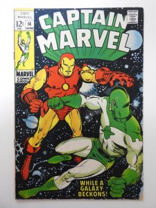 Captain Marvel #14 (1969) VG Condition!