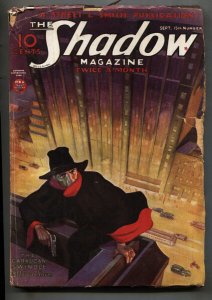 Shadow--September 15 1934--Street & Smith--Garaucan Swindle--Pulp Magazine