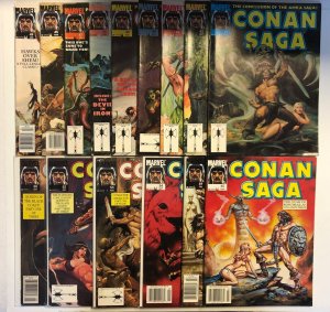 Conan Saga(1987) #1,2,4-23,25-27,29-37,39-54,58-85,87-90,92-97 (VG To VF) Marvel