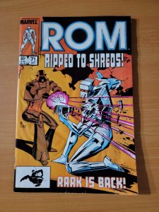 Rom Spaceknight #71 ~ DOLLAR BIN ~ 1985 Marvel Comics 