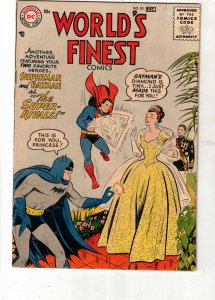 World's Finest Comics #85 1956 FN+ Green Arrow, Supes, Bats, 2nd S.Age U...
