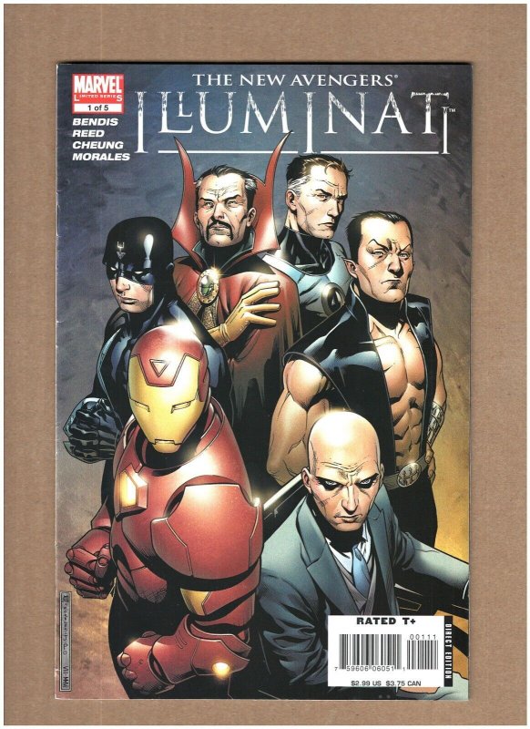 New Avengers: Illuminati #1 Marvel Comics 2007 Iron Man Namor VF+ 8.5 