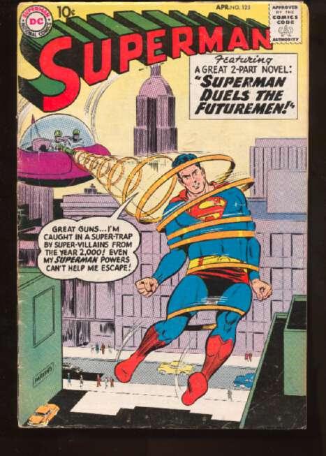 Superman (1939 series) #128, VG (Actual photo)