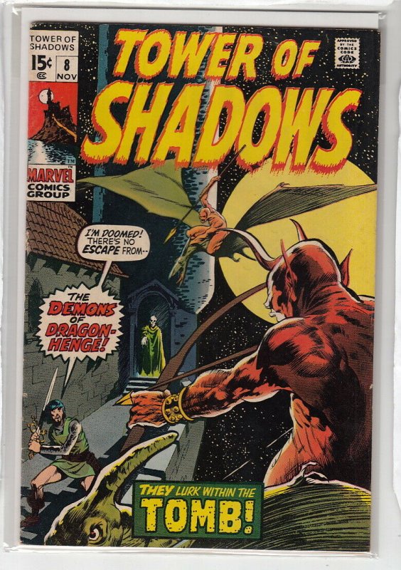 TOWER OF SHADOWS (1969 MARVEL) #8 VG/FN A06002