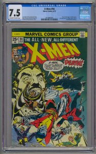 X-MEN #94 CGC 7.5 2ND APP NEW X-MEN BEGIN (3022)