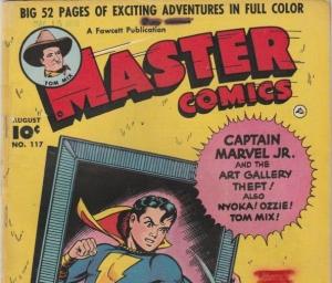 Master Comics #117 Captain Marvel Jr strict GD/VG 3.0   Appear- Nyoko Bondage!