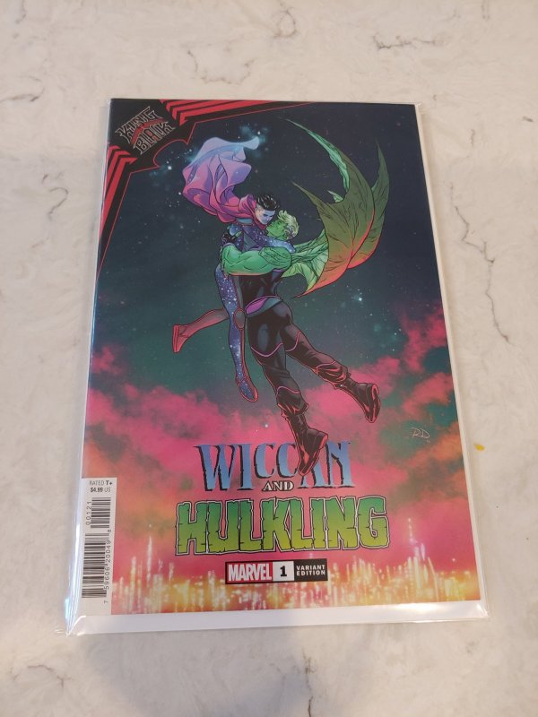 KING IN BLACK: WICCAN & HULKLING #1 (DAUTERMAN VARIANT) EXTREMELY RARE COVER!