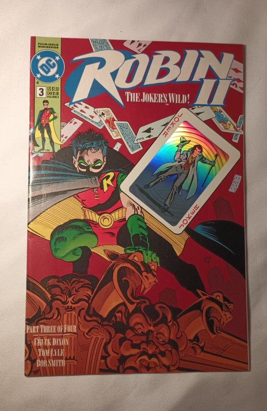 Robin II: The Joker's Wild! #3 Rooftop Cover (1992)