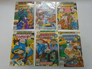 Fantastic Four lot 18 different 35c covers from #188-205 avg 6.0 FN (1977-79)