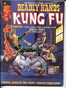 The Deadly Hands of Kung Fu #10--1975--1st Steel Serpent--Iron Fist--Marvel--...