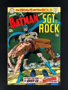 The Brave and the Bold #84 (1969) Batman and Sgt. Rock