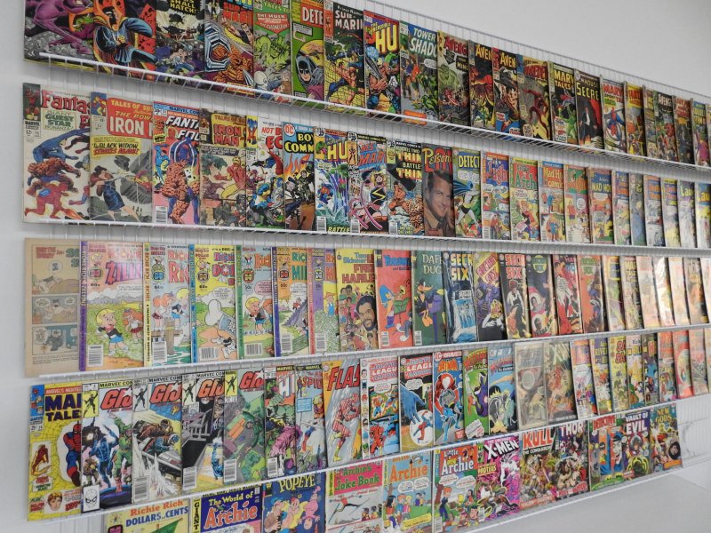 Huge Lot of 108 Silver/Bronze Comics W/ Daredevil, Avengers, Hulk! See Desc.