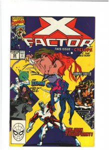 X-Factor #53 VF 8.0 Marvel Comics 1990 Sabretooth, Caliban & Archangel