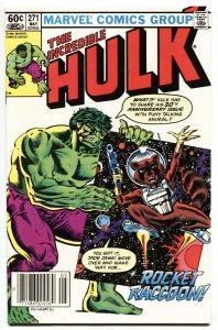 Incredible Hulk #271-comic book 1st Rocket Raccoon! GOTG! marvel key FN+