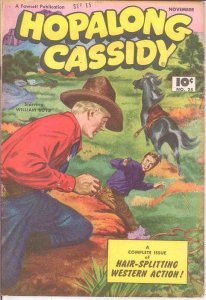 HOPALONG CASSIDY 25 VG-F   November 1948 COMICS BOOK