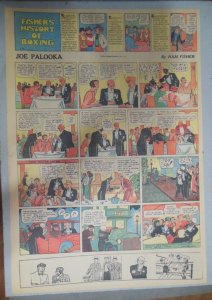 Joe Palooka Sunday Page by Ham Fisher from 1/6/1935 Rare Large Full Page Size