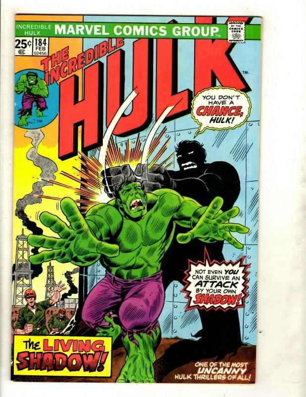 7 Incredible Hulk Marvel Comic Books # 173 174 175 177 178 179 184 Warlock GK3